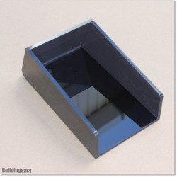Keypad weather guard made out of transperent plastic.