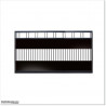 Aluminium 3.7 Wide Gate 1.5MHeight Flat Top Covered Sliding Gate