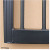 Black Arch top Double Swing Gates 3.5M Wide and 1.8M High in Auckland.