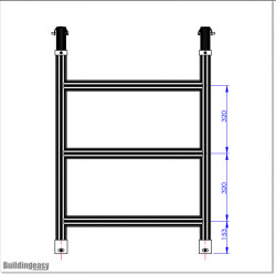 Half high Frame set for ISA202 scaffolding