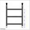 Half high Frame set for ISA202 scaffolding