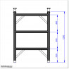 3 Rung Frame set for ISA344N scaffolding.