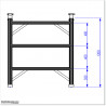 3 Rung Frame set for ISA34LN scaffolding