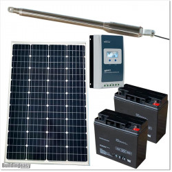 100W Solar operated single swing gate opener for medium duty applications