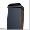 4" Steel 100 x 100 Galvanized Post Powder Coated In Black Colour 2.5M Long.