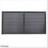 Covered Aluminium Louver 3M Wide Single Swing Gates in Auckland.