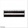 3.7M Wide Flat Top Aluminium Sliding Gate 1.2M High With Added Privacy