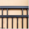 This gate is 2.9M wide and gate height is 1.1M.