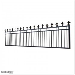 5.3M Wide and 1.2M High Sliding Gate Spear Heads Fitted in Auckland.