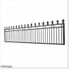 5.3M Wide and 1.2M High Sliding Gate Spear Heads Fitted in Auckland.