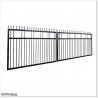 5M Wide Aluminium Swing Gate with Spear Heads For Best Price in Auckland.
