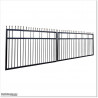 5.4M Wide Aluminium Swing Gate with Spear Heads For Best Price in Auckland.