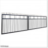 5.8M Wide Aluminium Swing Gate with Spear Heads For Best Price in Auckland.