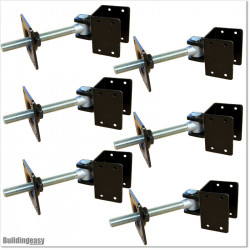 1.2M High Aluminium Flat Top Swing Gates 5.4M Wide in Auckland.