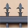 1.2M High Aluminium Flat Top Swing Gates 5.8M Wide in Auckland.