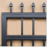 2.7M Wide Aluminium Single Swing Gate in Auckland black Colour.