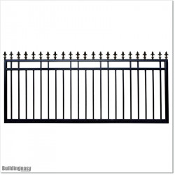 2.9M Wide Aluminium Single Swing Gate in Auckland black Colour.