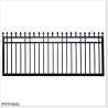 2.9M Wide Aluminium Single Swing Gate in Auckland black Colour.