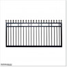 2.5M Wide Aluminium Single Swing Gate in Auckland black Colour.