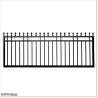 2.9M Wide Aluminium Single Swing Gate in Auckland black Colour.