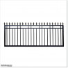 2.7M Wide Aluminium Single Swing Gate in Auckland black Colour.