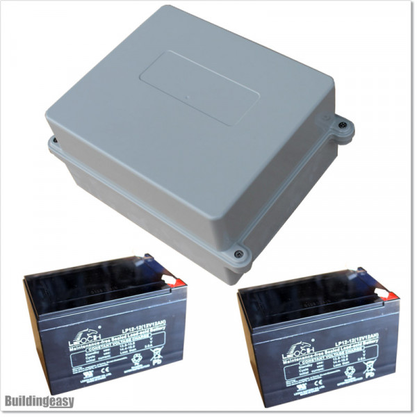 Sealed Battery Box With Two Powerfull 12V Batteries Fitted Inside