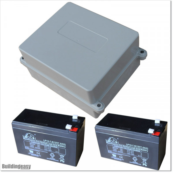 Battery Box With Two 12V Batteries Fitted Inside	 Comes In A Sealed Box