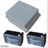 Battery Box With Two 12V Batteries Fitted Inside	 Comes In A Sealed Box