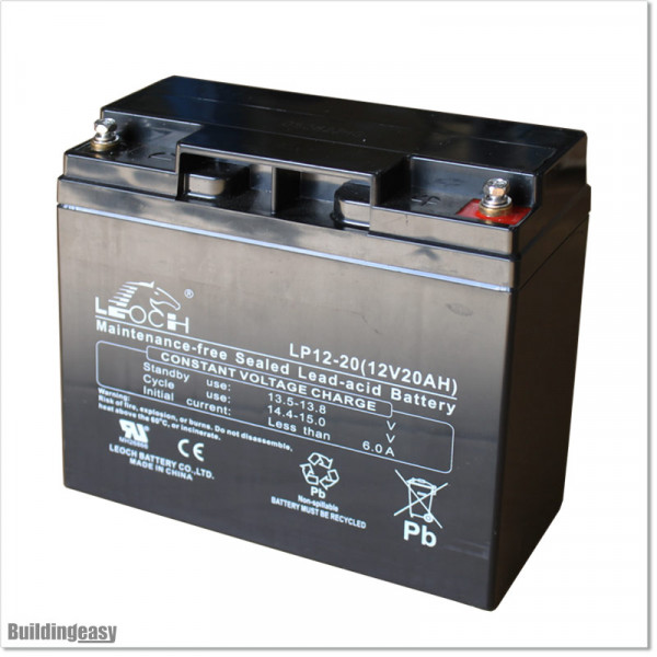 Leoch VRLA-AGM Battery 12V 20Ah