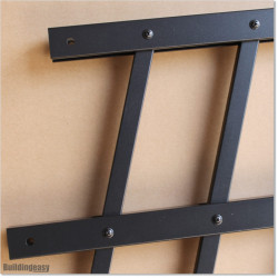 Angle Fence panel is 1.4M high (when not tilted) and 2.4M wide