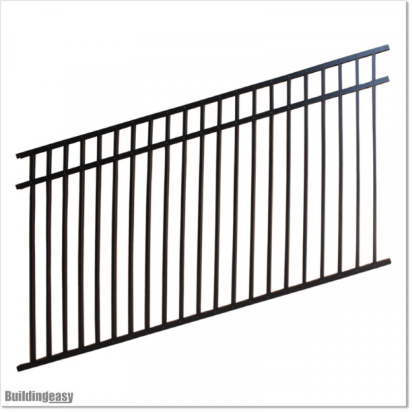 Angle Fence panel is 1.4M high (when not tilted) and 2.4M wide