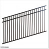 Angle Fence panel is 1.4M high (when not tilted) and 2.4M wide