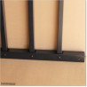 Angle Fence panel is 1.0M high (when not tilted) and 2.4M wide