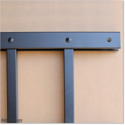 Angle Fence panel is 0.8M high (when not tilted) and 2.4M wide