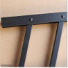 Angle Fence panel is 0.8M high (when not tilted) and 2.4M wide