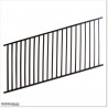 Angle Fence panel is 0.8M high (when not tilted) and 2.4M wide