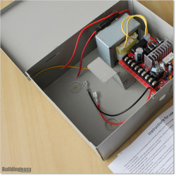 230V AC to 12V DC step down transformer with built in rectifier and back up Battery