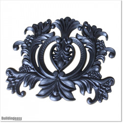 Solid aluminium casting in shape of large dragon flower
