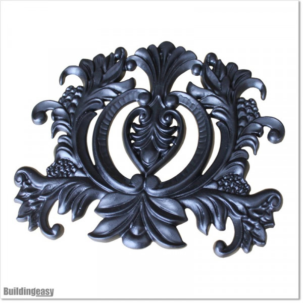 Solid aluminium casting in shape of large dragon flower