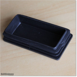 Post Plug for 100 X 50 Posts Made From Polymer and Black Colour