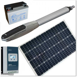 100W / 50AHr Solar Operated single swing gate opener for medium duty applications