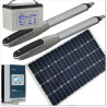 150W / 100AHr Solar Operated Double Swing gate opener