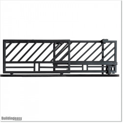 Telescopic gate kit for 8M gate