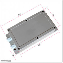 Enclosure Polymer with O-ring lid. IP66 Rating