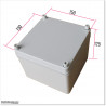 Enclosure Polymer with seal lid. IP66 Rating