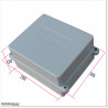 Enclosure Polymer with O-ring lid. IP66 Rating