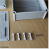 Enclosure Polymer with lid. IP55 Rating