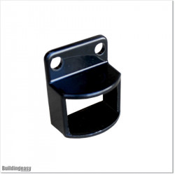 Balcony Handrail Small Brackets With The Screws Powder Coated In Black Colour