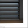 Aluminium Matte Black Colour Louver Gate 4.0M wide and  1.8M Height.
