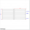 Aluminium Matte Black Colour Louver Gate 4.0M wide and  1.8M Height.